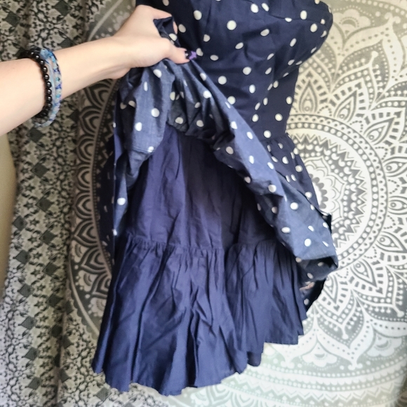 BONED CORSET Sweetheart Retro Cocktail Polka Dots - Picture 6 of 15